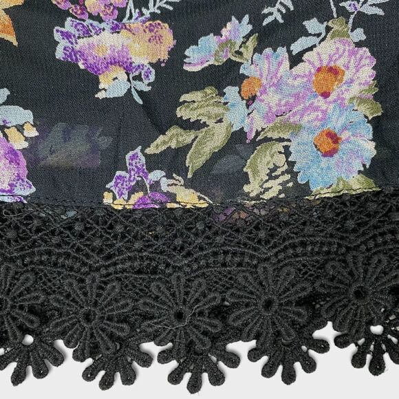 ASOS cami double strap babydoll dress size 10 with crochet hem NEW - Picture 6 of 6